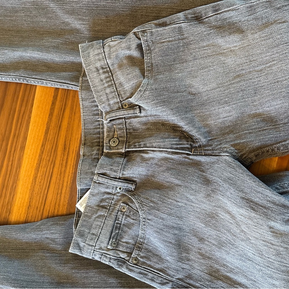 Signature by Levi Strauss Gray Five-Pocket Denim Pants